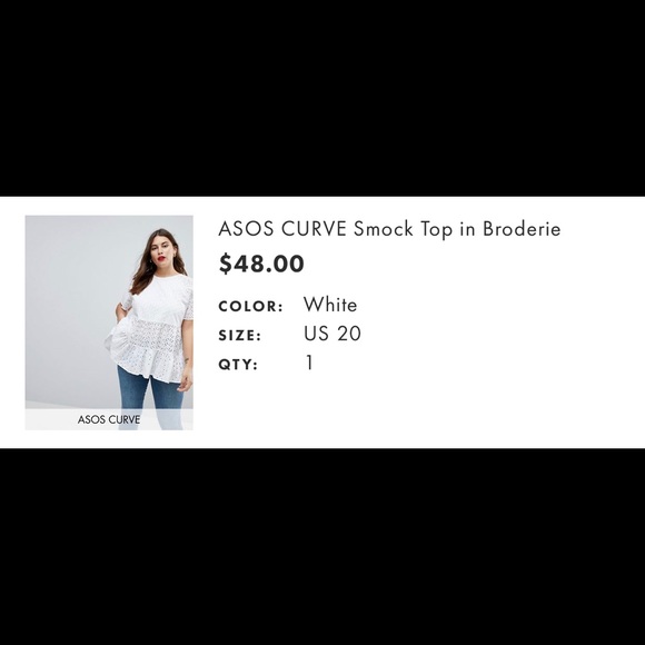 White Broderie Smock Too - Picture 3 of 6